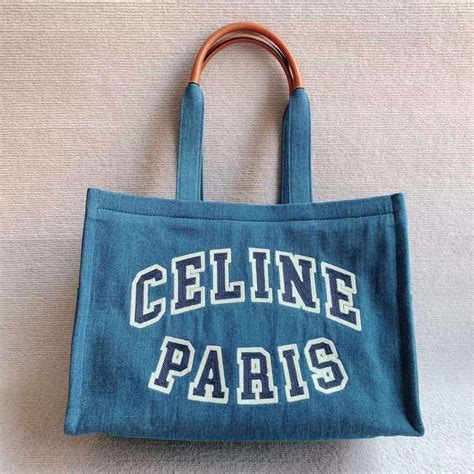 celine paris denim bag